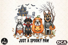 Spooky Paw Halloween Dog Clipart Bundle - CraftNest - Digital Crafting and Art