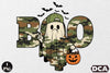 Camo Boo Halloween Clipart Bundle