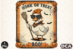 Girly Goose Honk or Treat Clipart Bundle - CraftNest - Digital Crafting and Art