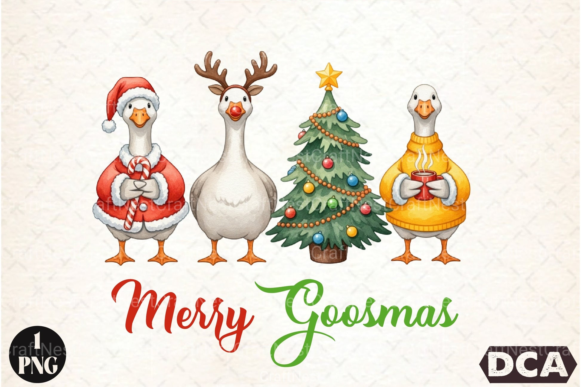 Funny Christmas Clipart Bundle 4 - CraftNest - Digital Crafting and Art