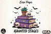 Bookish Halloween Funny Skull Clipart Bundle