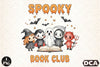 Spooky Witch Skeleton Clipart Bundle for Book Clubs