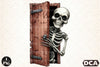 Funny Skeleton Peeking Clipart Bundle 1