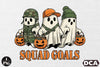 Camo Ghosts Halloween Clipart Bundle