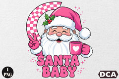 Santa Baby Christmas Clipart Bundle - CraftNest - Digital Crafting and Art