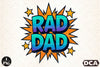 Rad Dad Comic Style Clipart Bundle