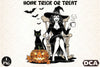 Vintage Halloween Witch & Cat Clipart Bundle