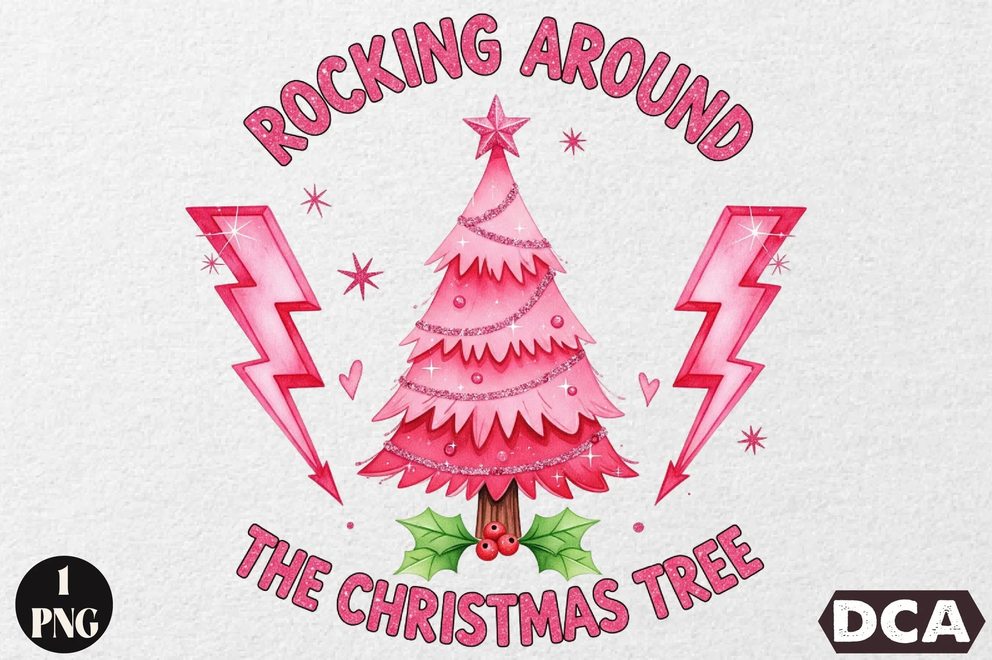 Rocking Around Christmas Tree Clipart Bundle - CraftNest - Digital Crafting and Art