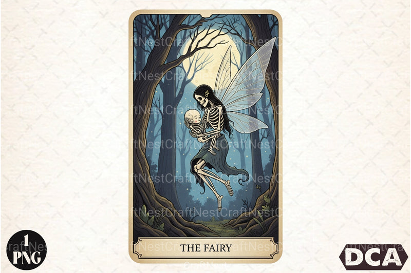 Fairy Halloween Tarot Card Clipart Bundle - CraftNest - Digital Crafting and Art