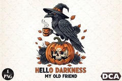 Raven Crow Coffee Halloween Clipart Bundle - CraftNest - Digital Crafting and Art