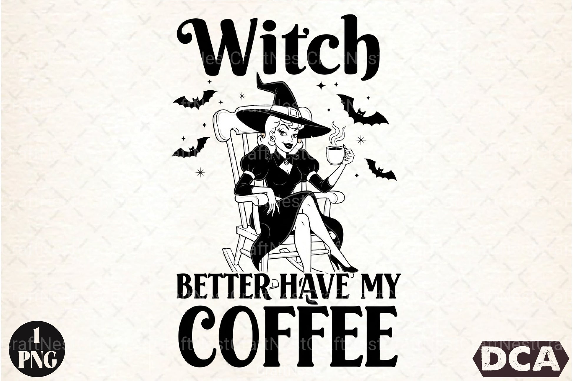 Halloween Witch Coffee Clipart Bundle - CraftNest - Digital Crafting and Art