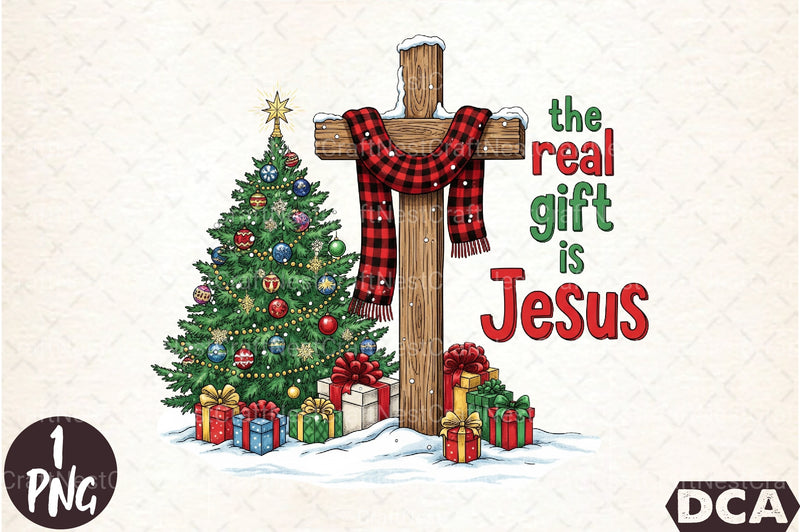 Real Gift Jesus Christmas Clipart Bundle - CraftNest - Digital Crafting and Art