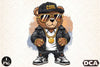 Funny Hip Hop Bear Clipart Bundle