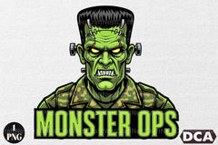 Camo Monster Halloween Clipart Bundle - CraftNest - Digital Crafting and Art