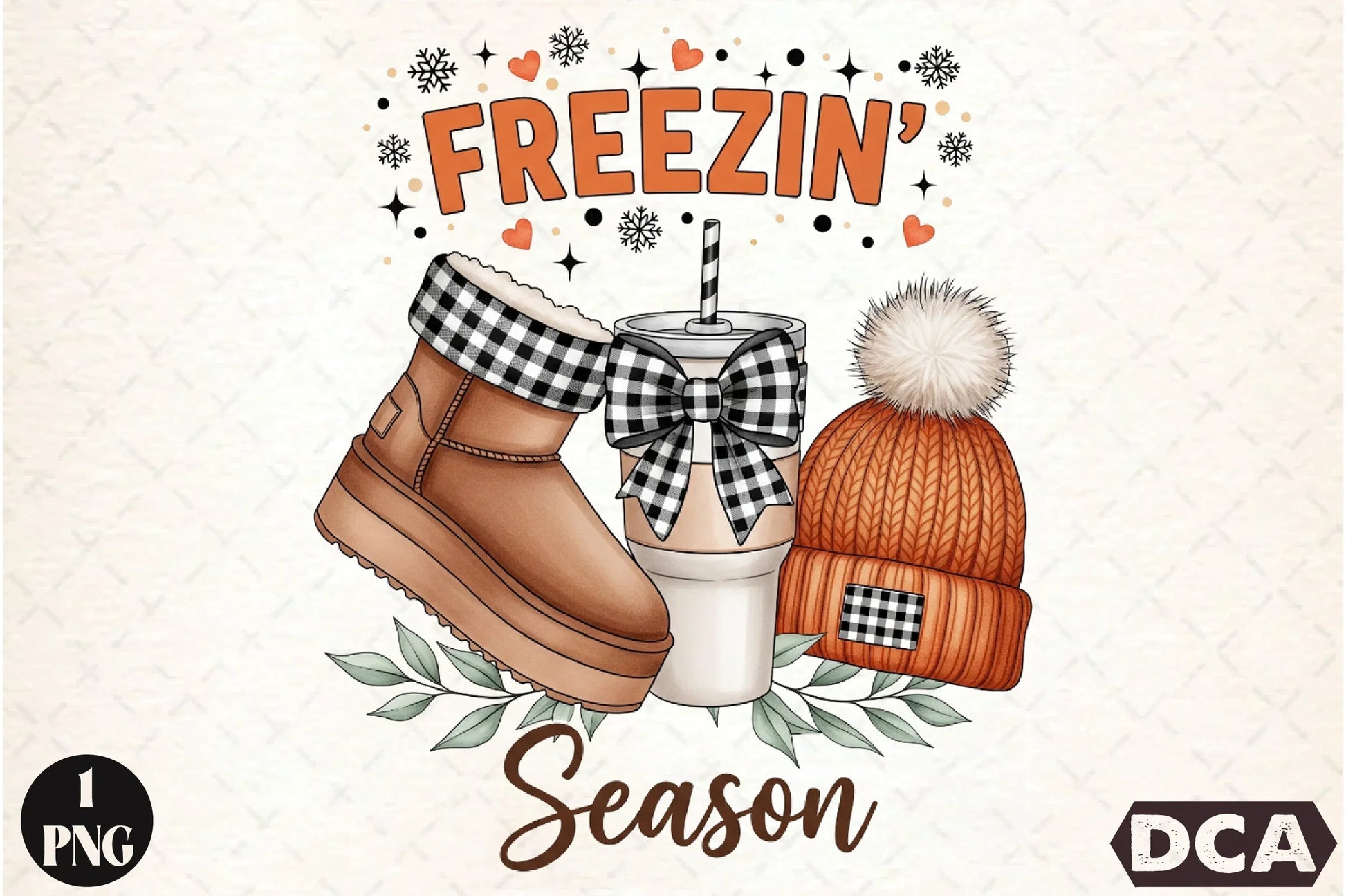 Freezin Season Crewneck Clipart Bundle - CraftNest - Digital Crafting and Art