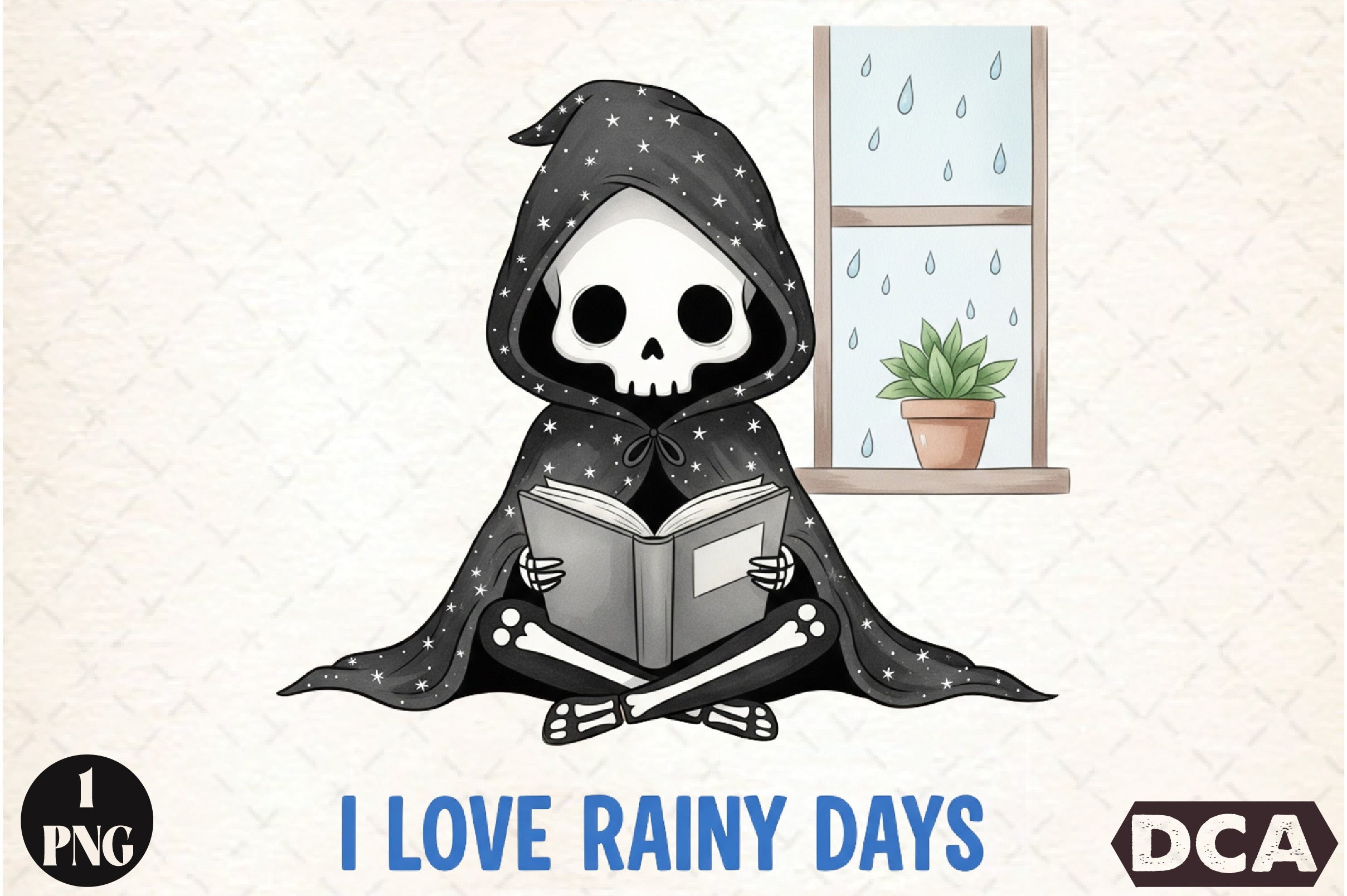 I Love Rainy Days Halloween Clipart Bundle