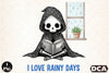 I Love Rainy Days Halloween Clipart Bundle