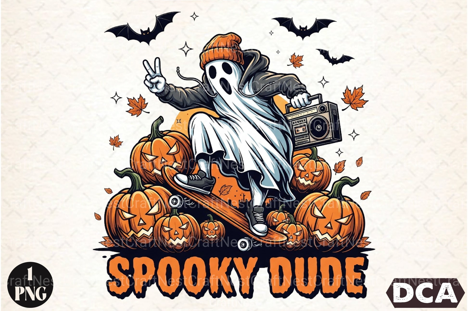 Retro Halloween Boy Clipart Bundle - CraftNest - Digital Crafting and Art