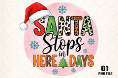 Santa Stops Here Clipart Bundle - CraftNest - Digital Crafting and Art