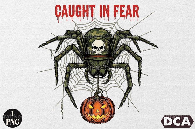 Camo Spider Halloween Clipart Bundle - CraftNest - Digital Crafting and Art
