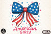 4th of July Hand-Drawn Coquette Bow Clipart Bundle