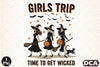Halloween Witch Girls Trip Autumn Clipart Bundle