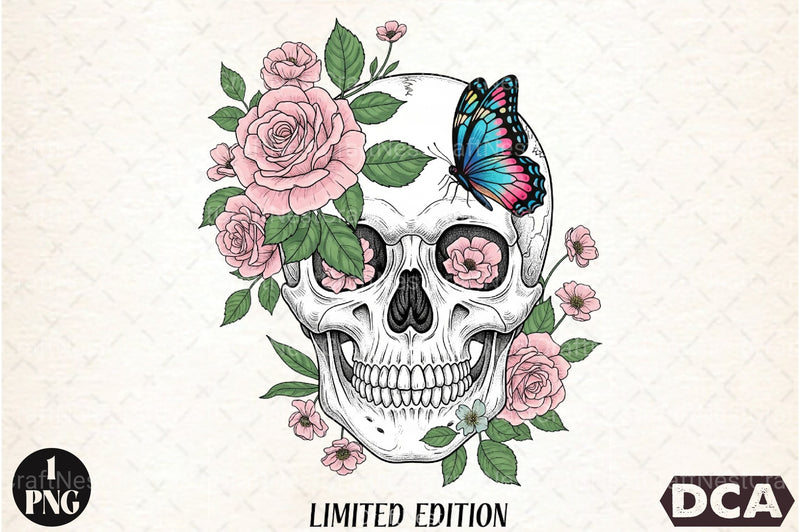 Floral Skull Limited Edition Clipart Bundle - CraftNest - Digital Crafting and Art