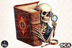 Funny Skeleton Peeking Clipart Bundle 3 - CraftNest - Digital Crafting and Art