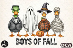 Boys of Fall Halloween Clipart Bundle - CraftNest - Digital Crafting and Art