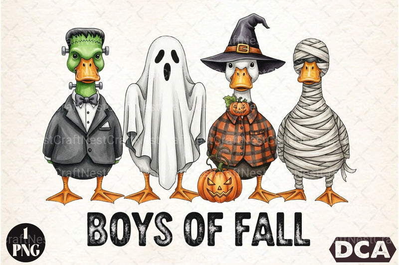 Boys of Fall Halloween Clipart Bundle - CraftNest - Digital Crafting and Art