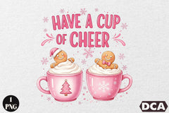 Have A Cup Of Cheer Christmas Clipart Bundle - CraftNest - Digital Crafting and Art