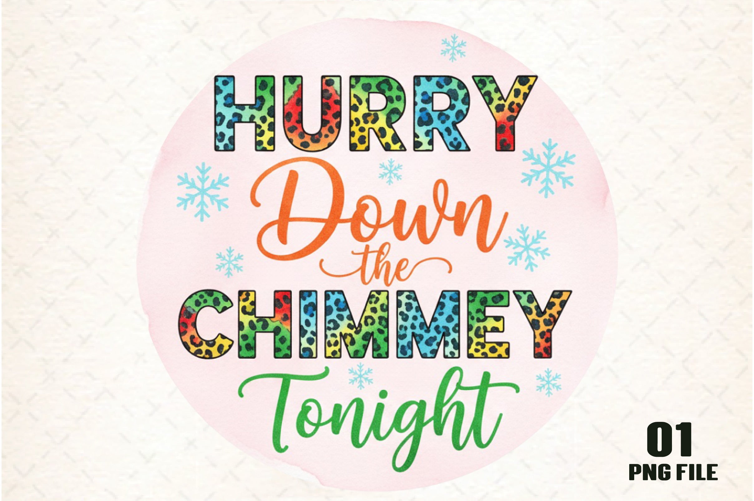 Hurry Down The Chimney Tonight Clipart Bundle