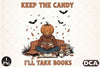 Halloween Pumpkin Ghost Book Lover Clipart Bundle