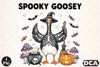 Spooky Skeleton Goose Clipart Bundle