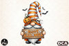 Happy Halloween Gnome Clipart Bundle
