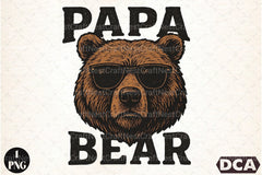 Papa Bear Clipart Bundle - CraftNest - Digital Crafting and Art