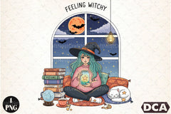 Celestial Witch Clipart Bundle - Witchy Art Collection - CraftNest - Digital Crafting and Art