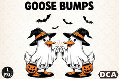 Funny Halloween Goose Bumps Clipart Bundle - CraftNest - Digital Crafting and Art