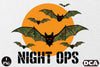 Camo Bats Halloween Clipart Bundle