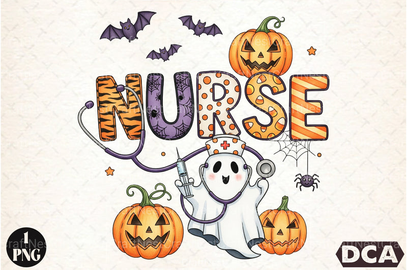Spooky Nurse Halloween Clipart Bundle - CraftNest - Digital Crafting and Art