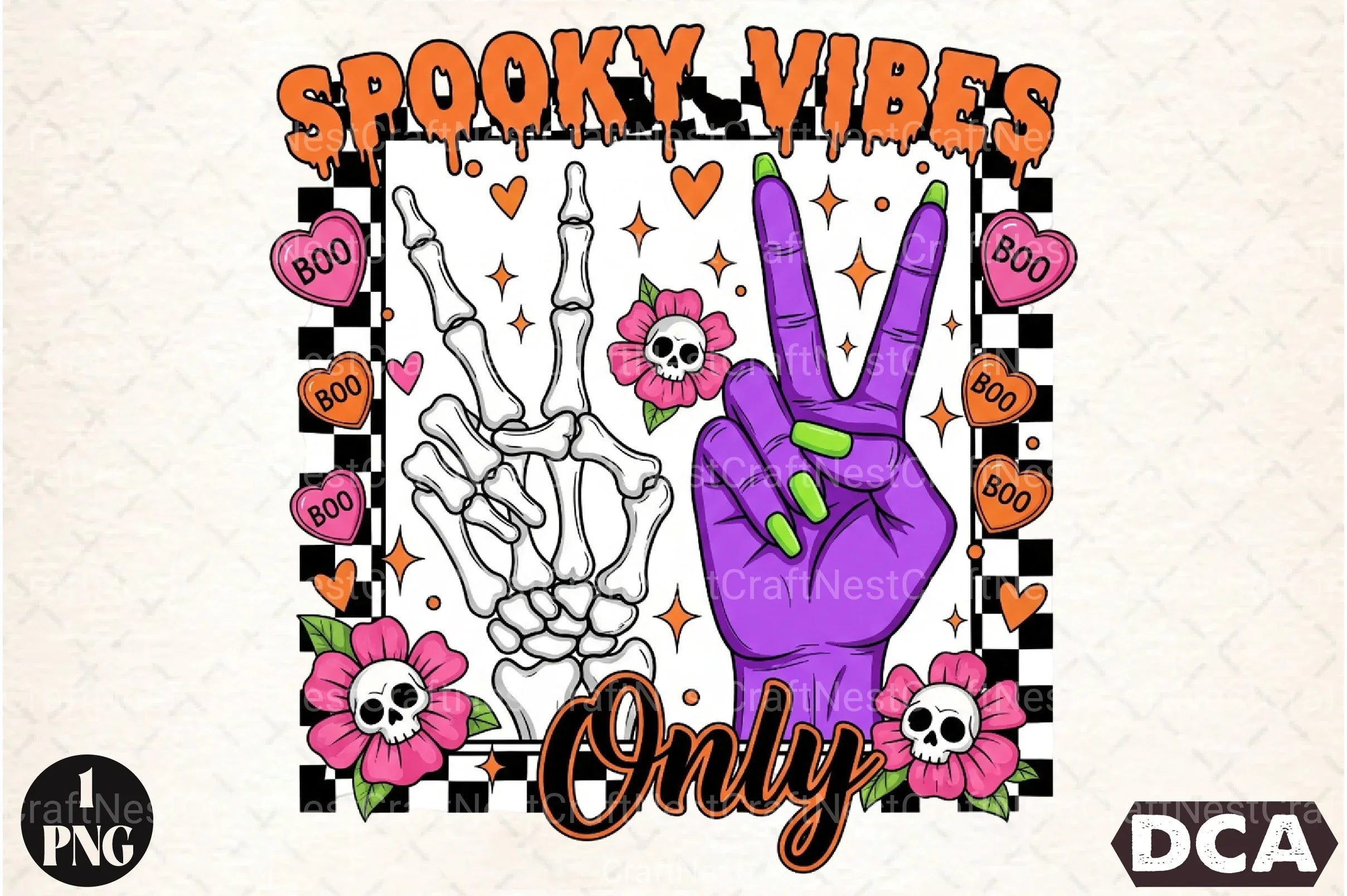 Retro Halloween Spooky Clipart Bundle - CraftNest - Digital Crafting and Art