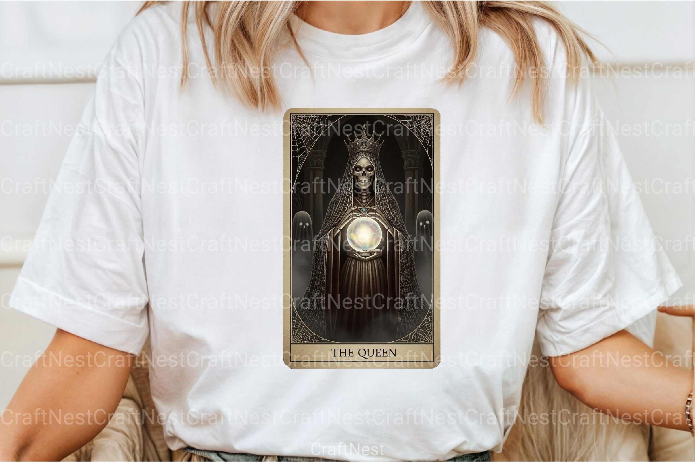 Queen Halloween Tarot Card Clipart Bundle - CraftNest - Digital Crafting and Art