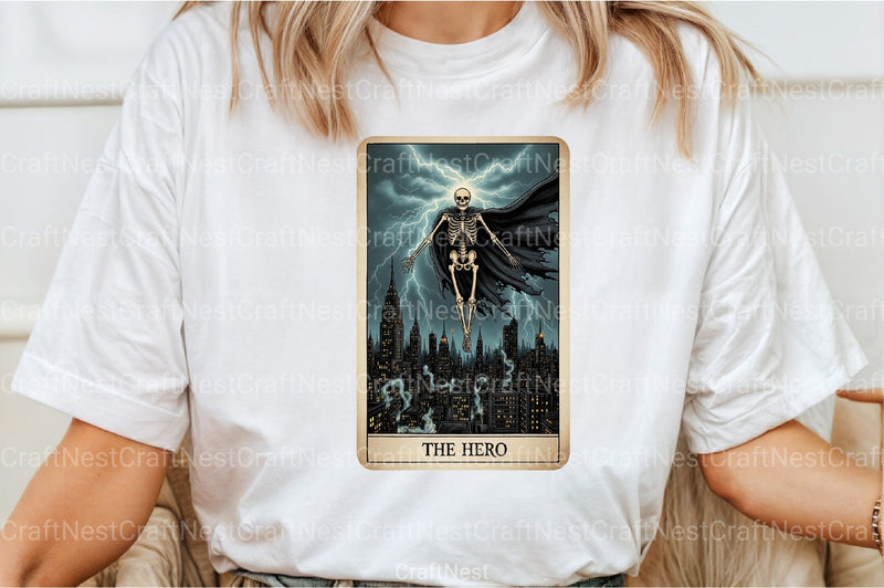 Hero Halloween Tarot Card Clipart Bundle - CraftNest - Digital Crafting and Art