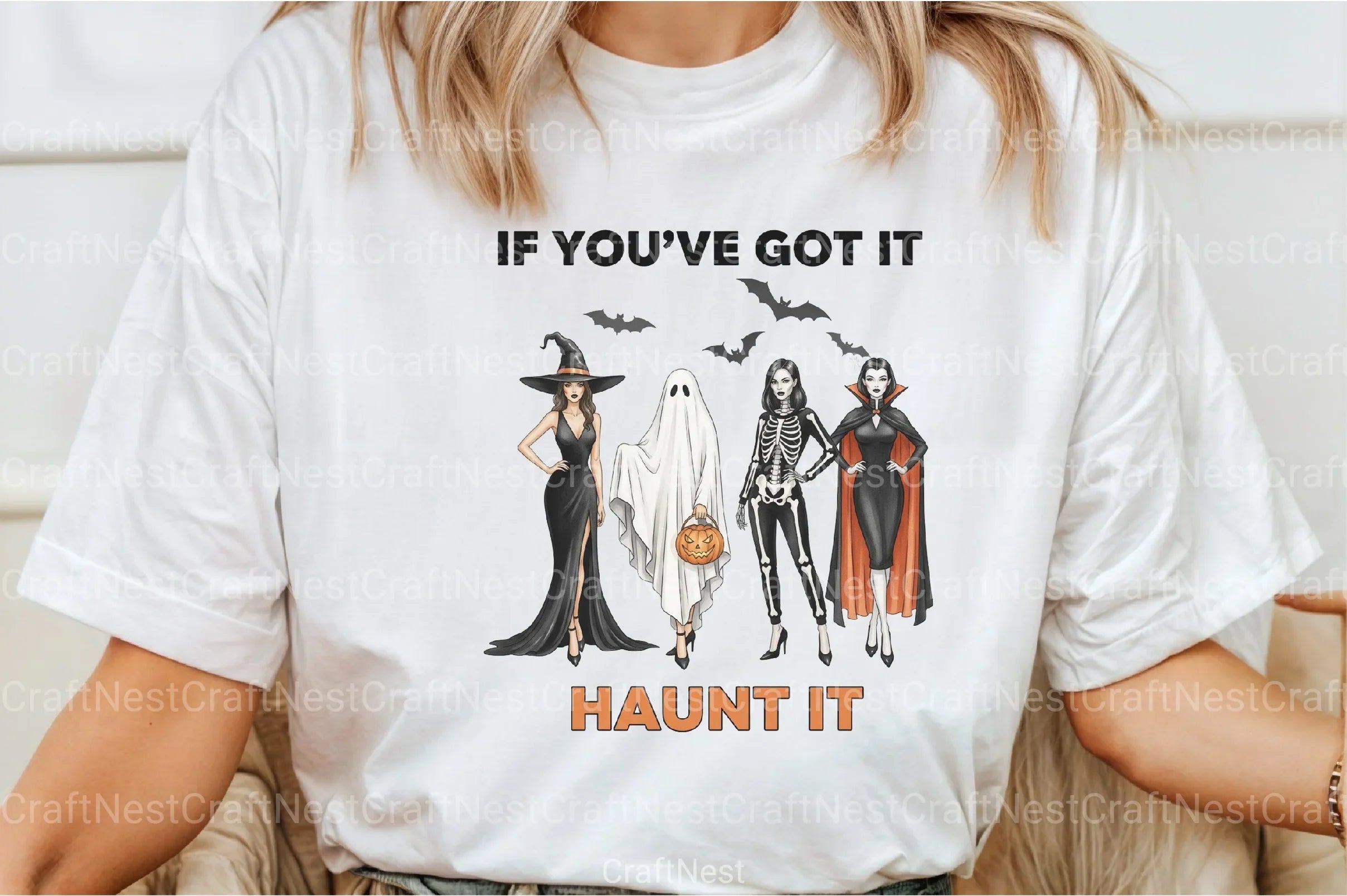 Haunt Halloween Clipart Bundle: Spooky Designs - CraftNest - Digital Crafting and Art