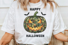 Camo Pumpkin Halloween Clipart Bundle 4 - CraftNest - Digital Crafting and Art