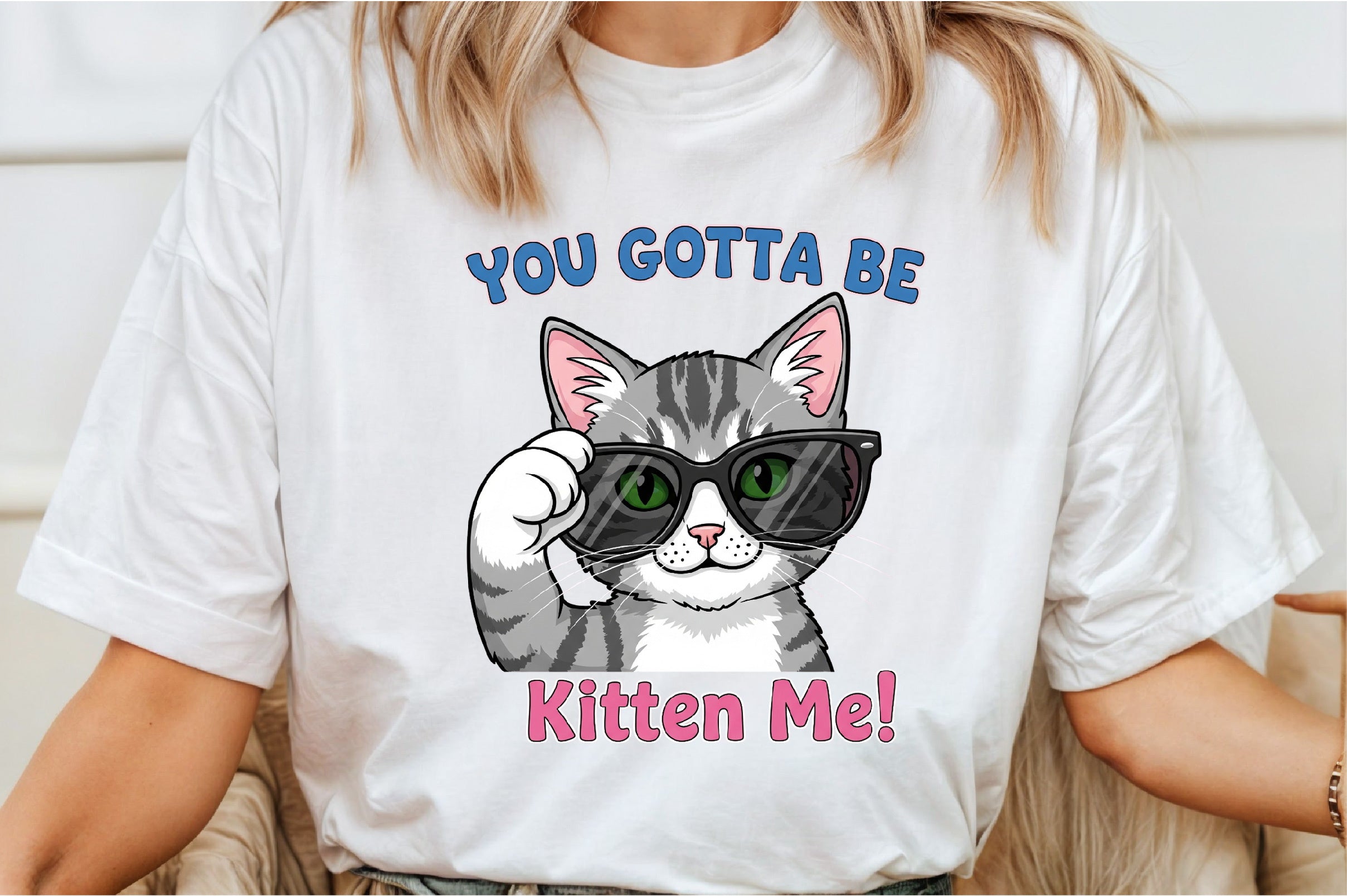 You Gotta Be Kitten Me: Funny Cat Clipart Bundle
