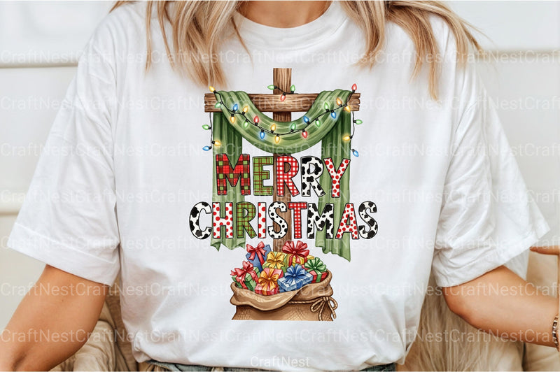 Merry Christmas Cross Clipart Bundle - CraftNest - Digital Crafting and Art