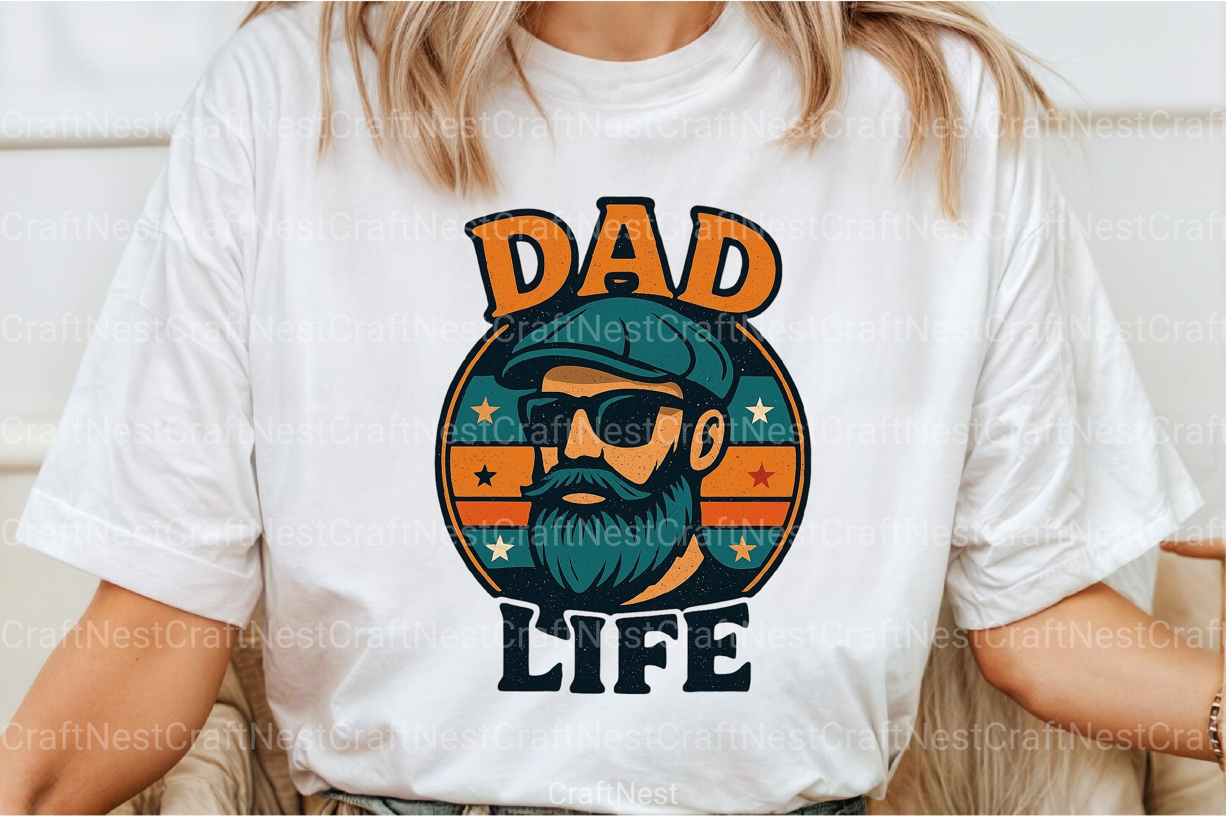 Retro Dad Life Clipart Bundle - CraftNest - Digital Crafting and Art