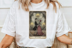 The Lovers Halloween Tarot Card Clipart Bundle - CraftNest - Digital Crafting and Art