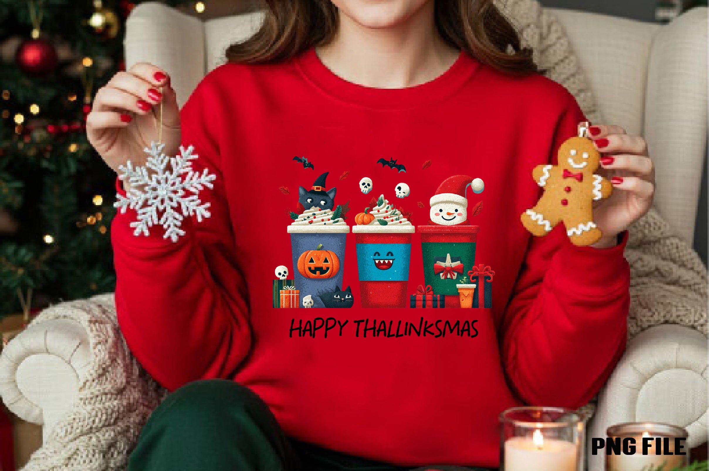 Happy Thallinksmas Clipart Bundle